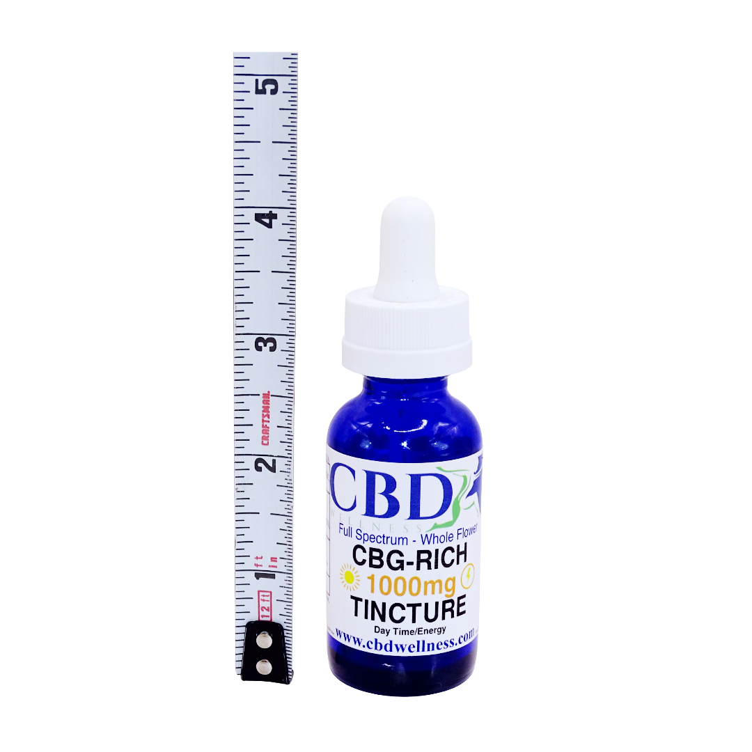 1000mg CBG-Rich Tincture – Full Spectrum CBG Oil
