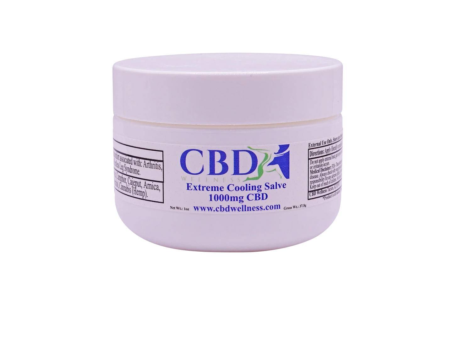 1oz 1000mg Extreme Cooling Salve CBD Wellness