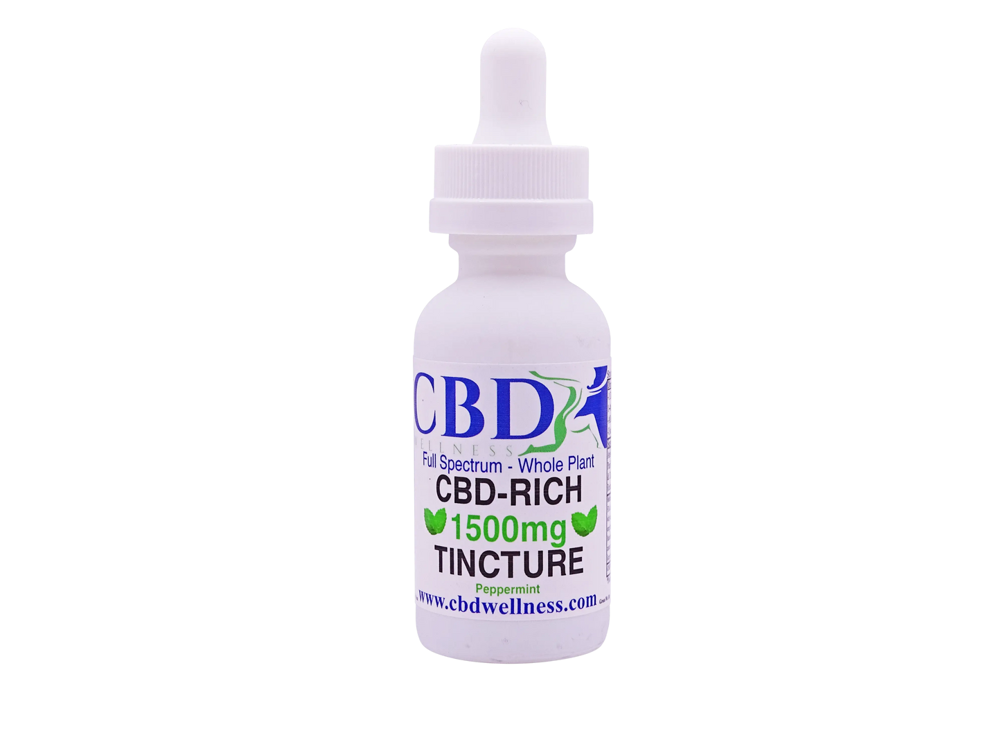 1500mg CBD-Rich Peppermint Tincture CBD Wellness