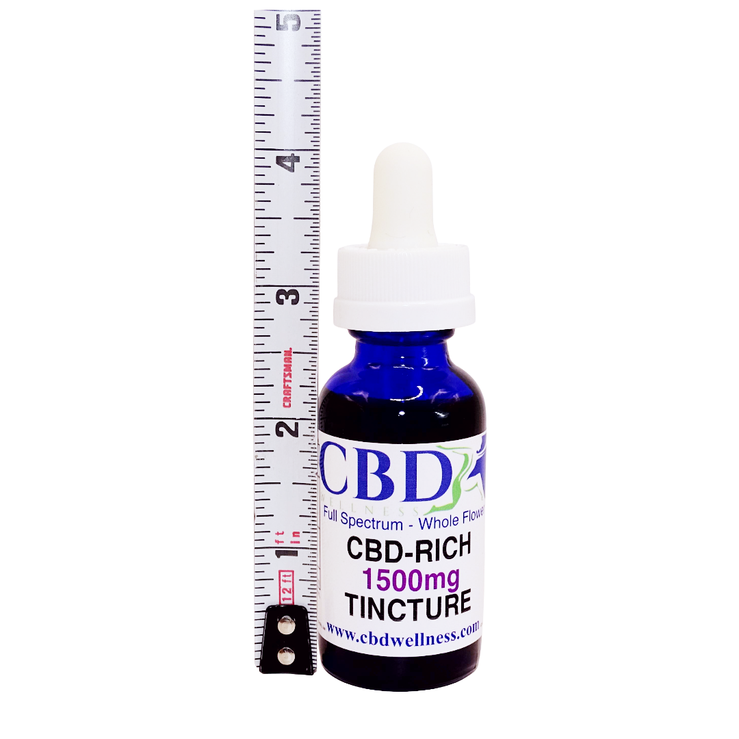 1500mg Full Spectrum CBD Tincture | CBD + CBC + CBG + CBN | CBD Wellness