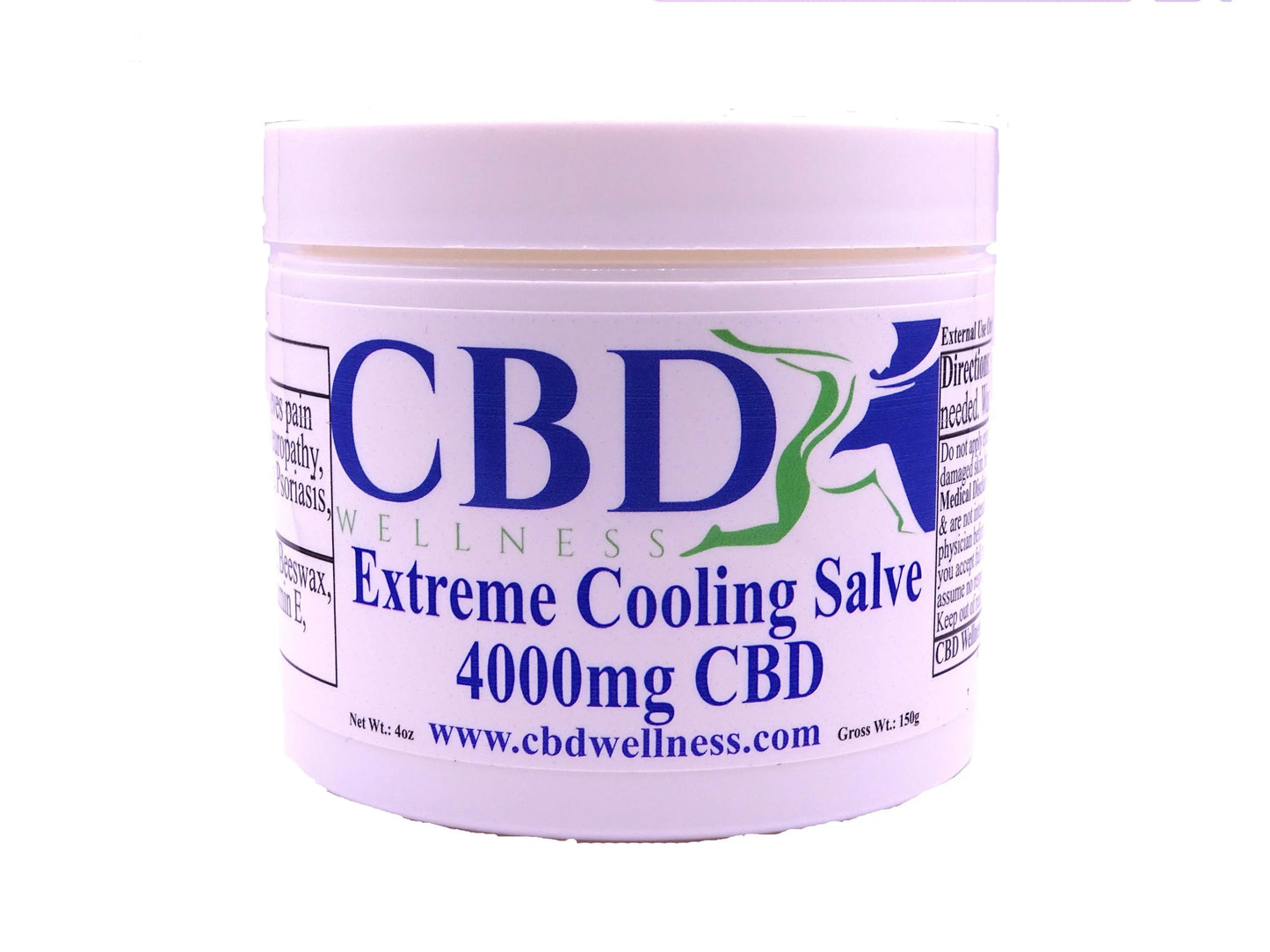 4oz 4000mg Extreme Cooling Salves CBD Wellness