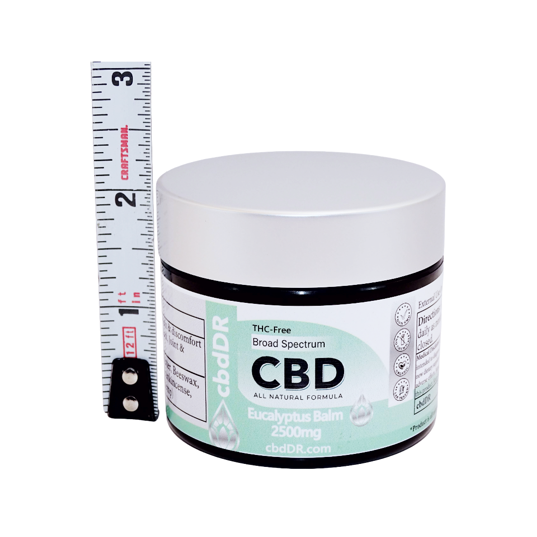 cbdDR 2500mg Eucalyptus Soothing Balm (2.25oz)