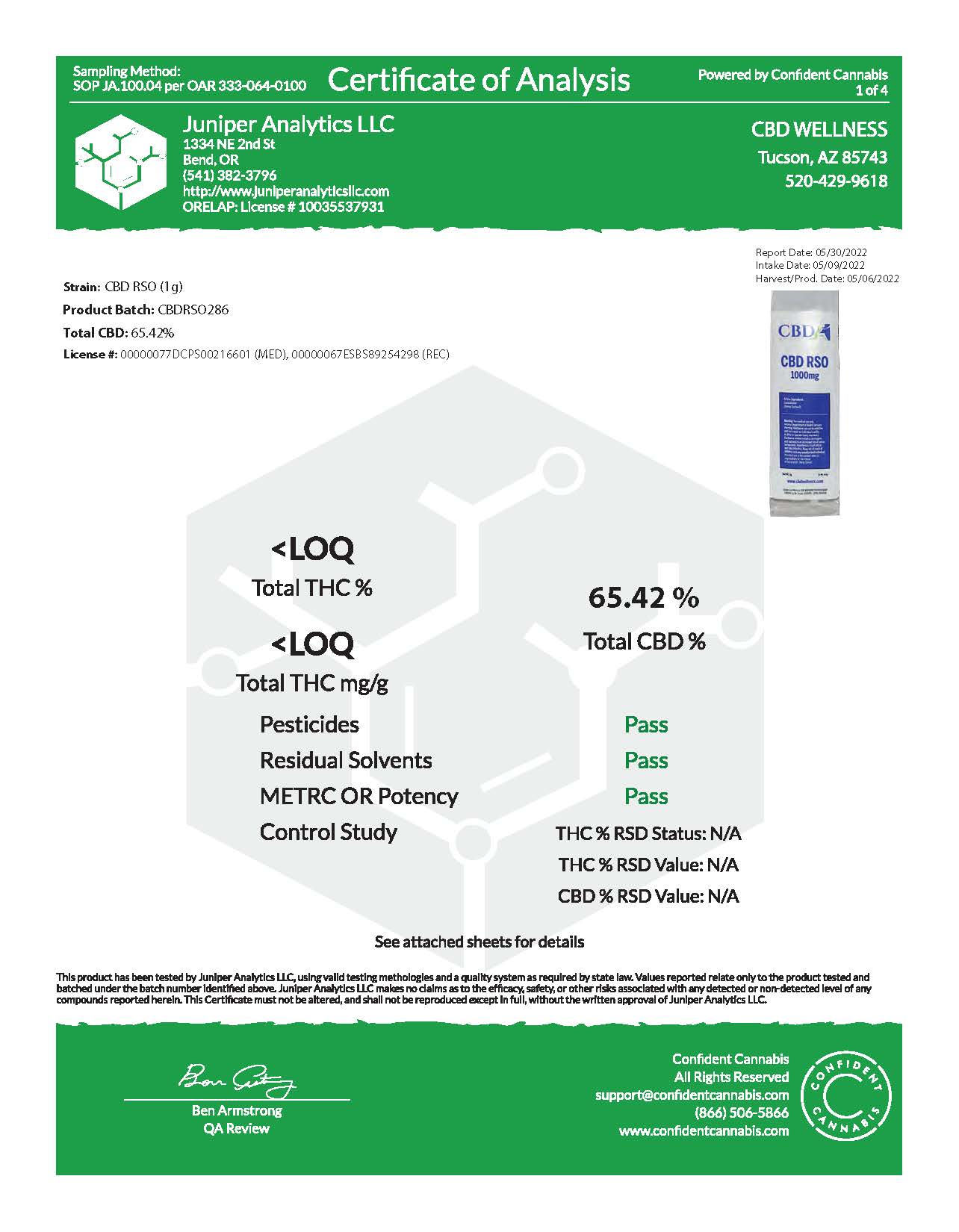 Aceite de CBD Rick Simpson (RSO)