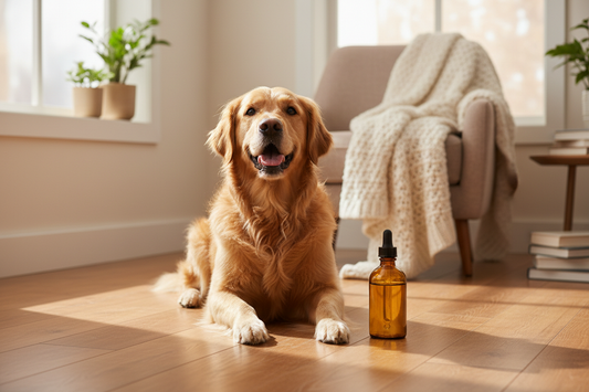 Dog and cat sitting together — CBD for pets guide by CBD Wellness