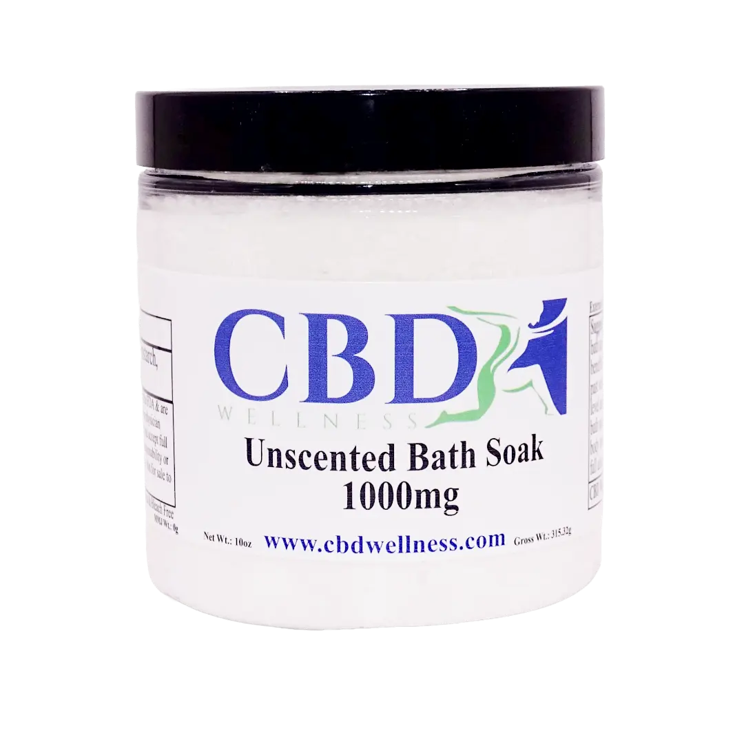 10oz 1000mg CBD Relaxing Unscented Bath Soak (Powder) CBD Wellness