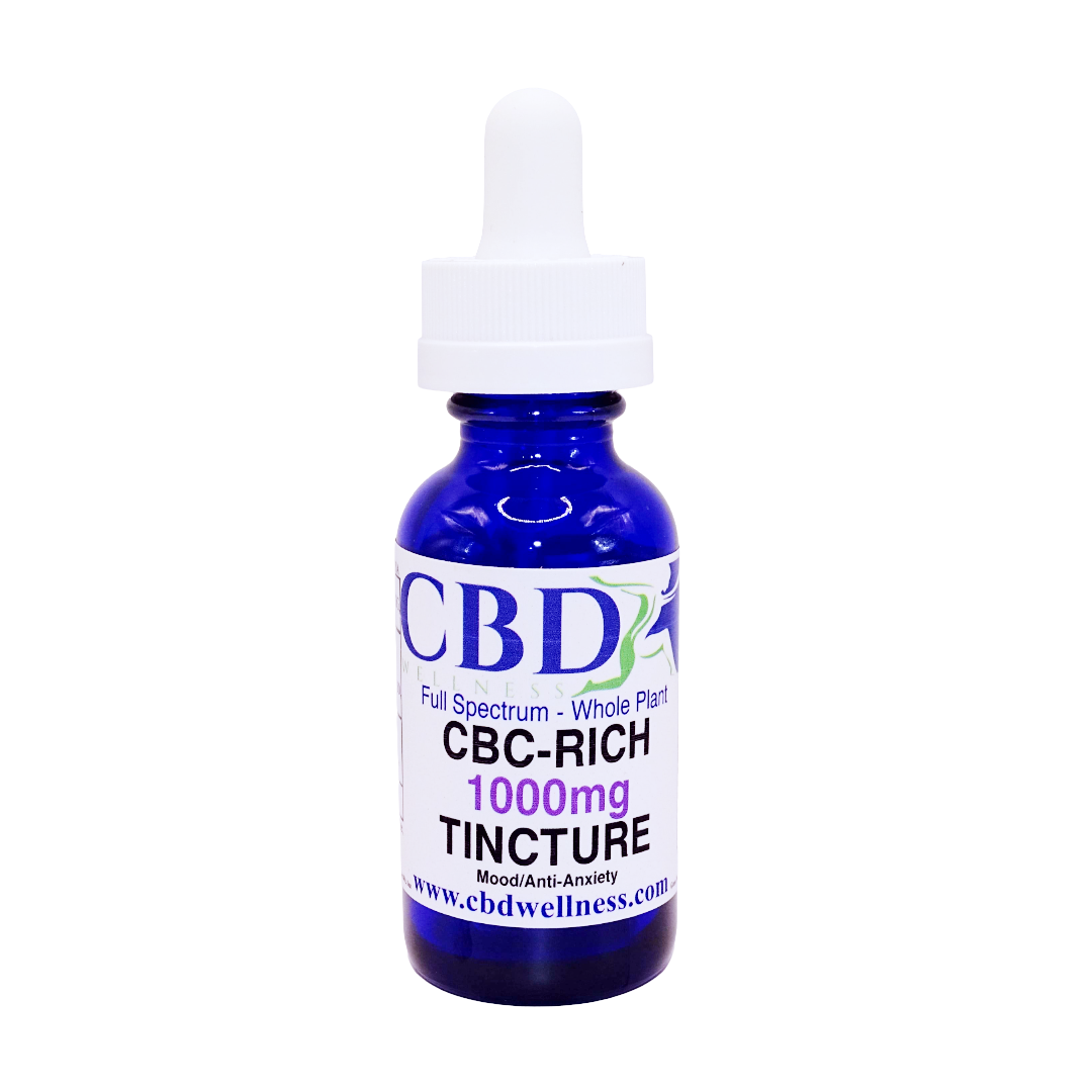 1000mg CBC-Rich Tincture | Mood, Anxiety & Neurological Support | CBD Wellness
