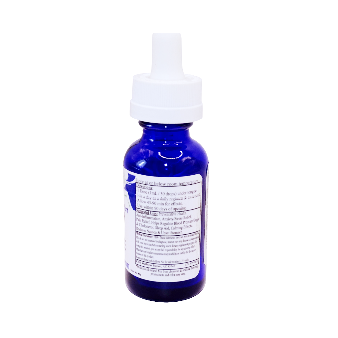 1000mg CBC-Rich Tincture | Mood, Anxiety & Neurological Support | CBD Wellness