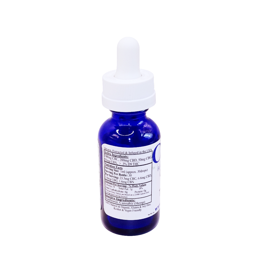 1000mg CBC-Rich Tincture | Mood, Anxiety & Neurological Support | CBD Wellness