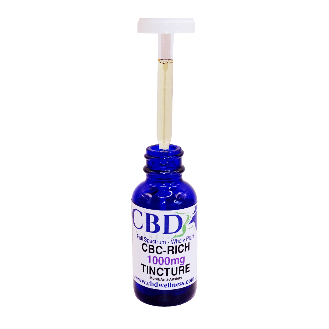 1000mg CBC-Rich Tincture | Mood, Anxiety & Neurological Support | CBD Wellness