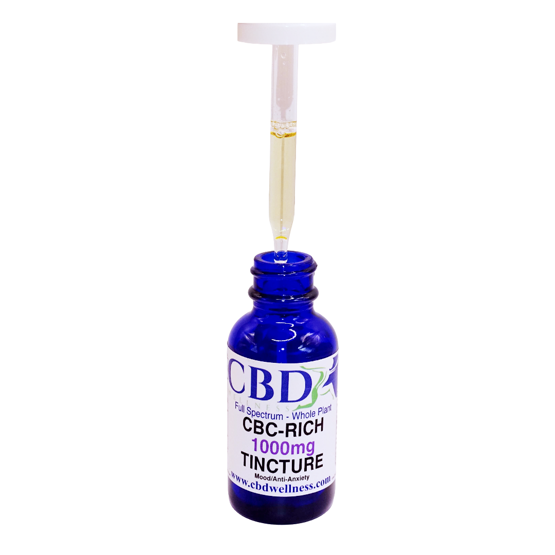 1000mg CBC-Rich Tincture | Mood, Anxiety & Neurological Support | CBD Wellness