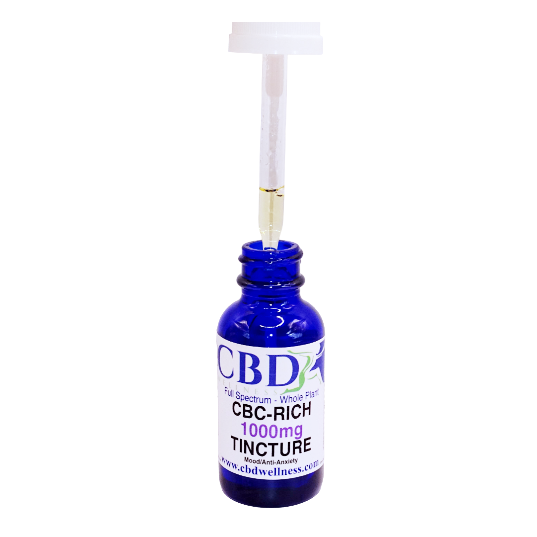 1000mg CBC-Rich Tincture | Mood, Anxiety & Neurological Support | CBD Wellness