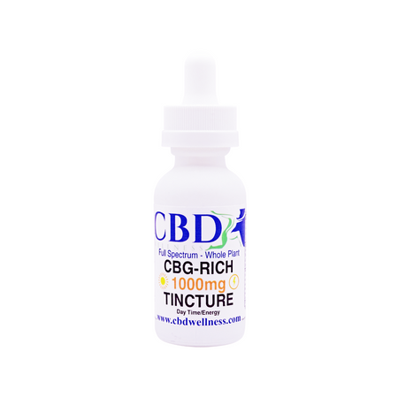 1000mg CBG-Rich Tincture – Full Spectrum CBG Oil