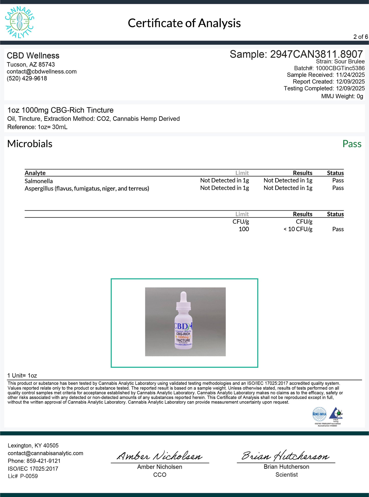 1000mg CBG-Rich Tincture CBD Wellness
