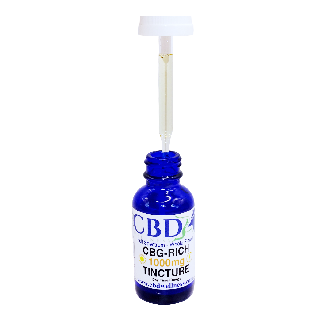 1000mg CBG-Rich Tincture – Full Spectrum CBG Oil