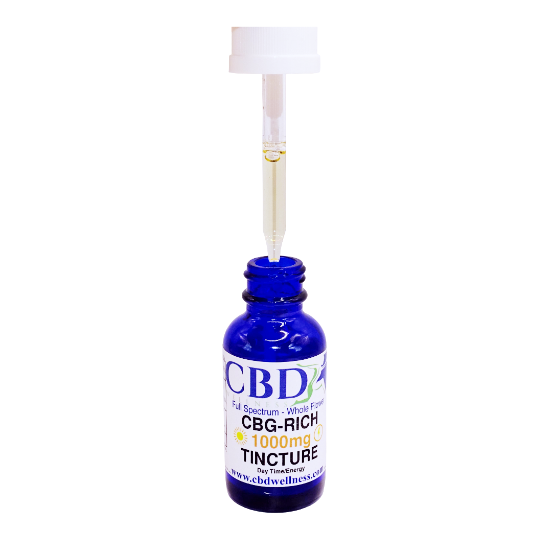 1000mg CBG-Rich Tincture – Full Spectrum CBG Oil