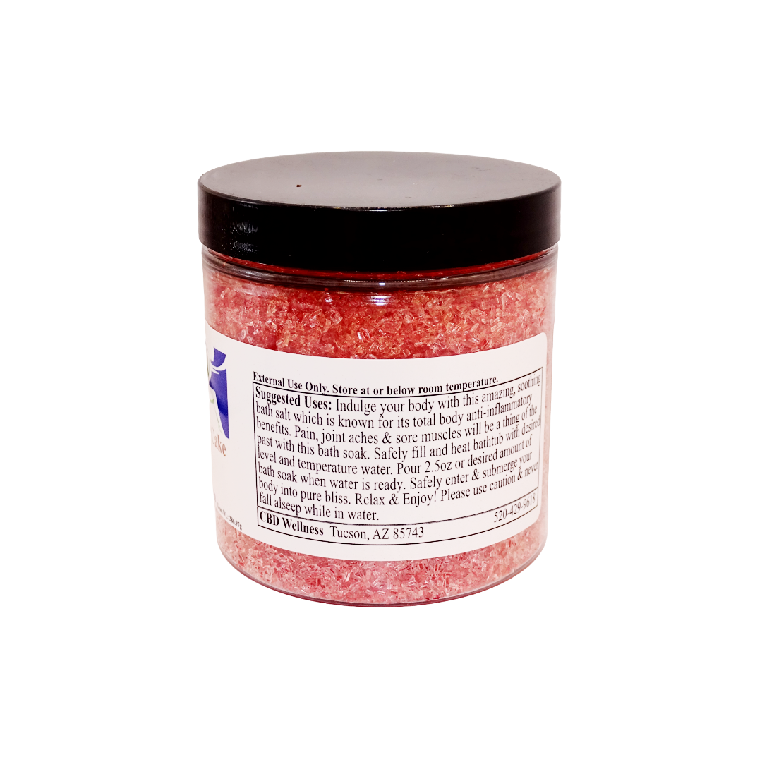 9oz 1000mg CBD Scrumptious Coffee Cake Bath Salts