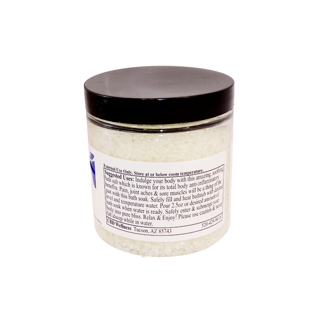 9oz 1000mg CBD Relaxing Lavender Bath Salts