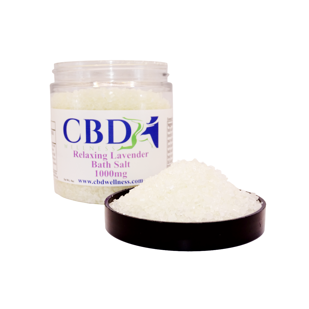 9oz 1000mg CBD Relaxing Lavender Bath Salts
