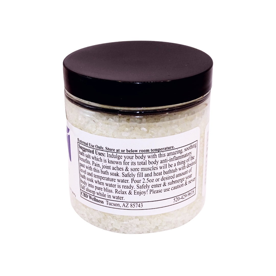 9oz 1000mg CBD Relaxing Unscented Bath Salts
