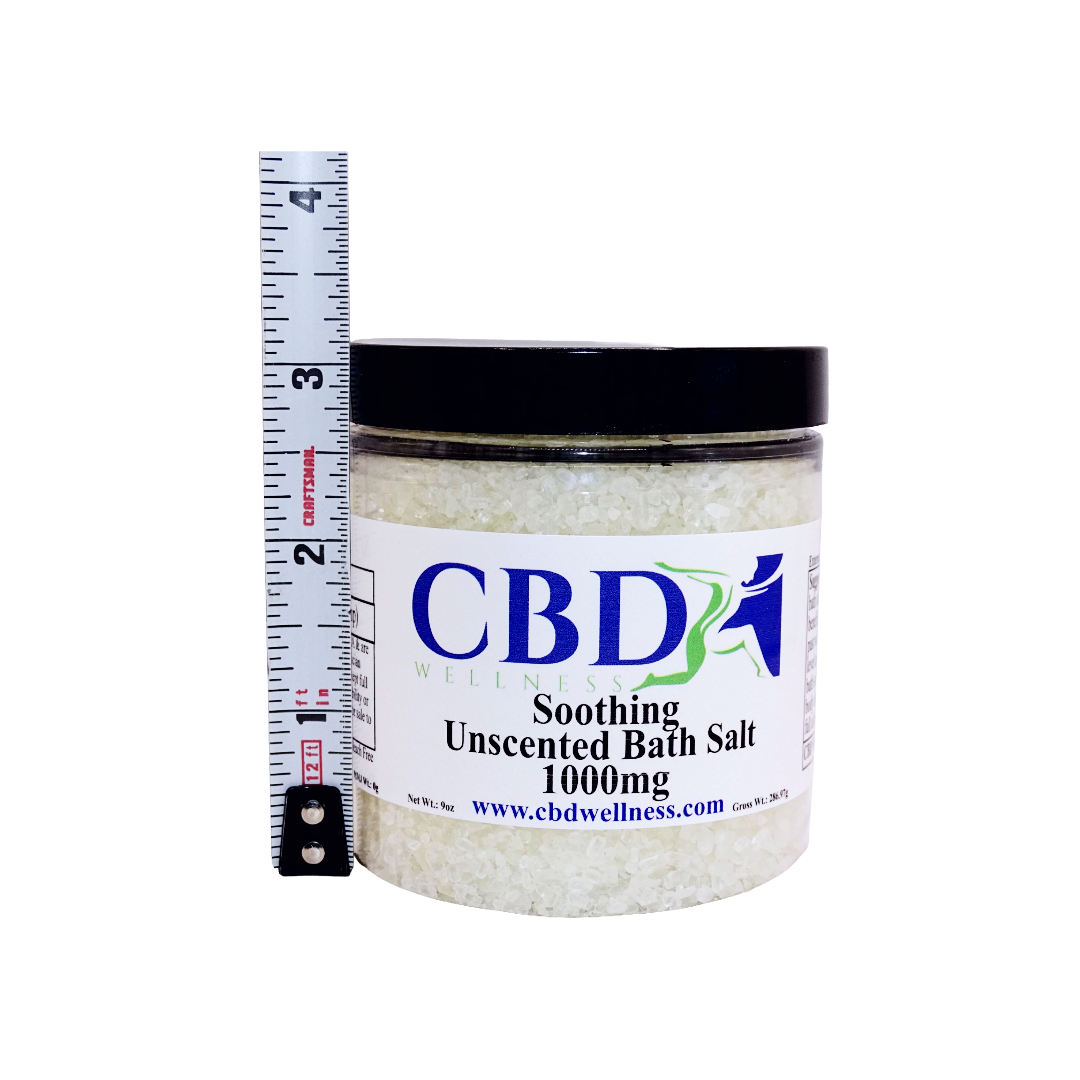 9oz 1000mg CBD Relaxing Unscented Bath Salts