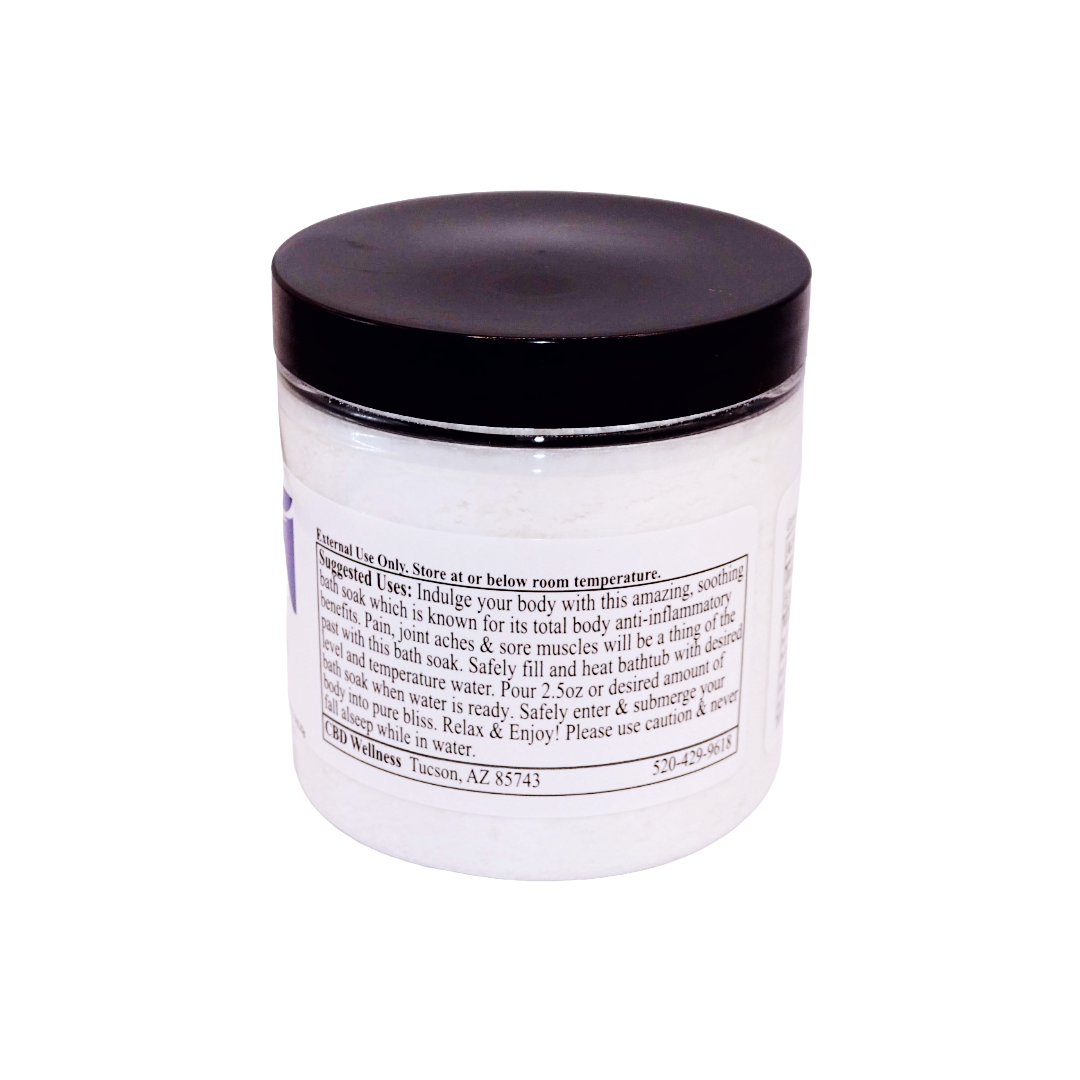 10oz 1000mg CBD Relaxing Unscented Bath Soak (Powder)