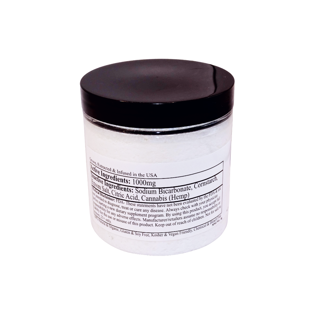 10oz 1000mg CBD Relaxing Unscented Bath Soak (Powder)