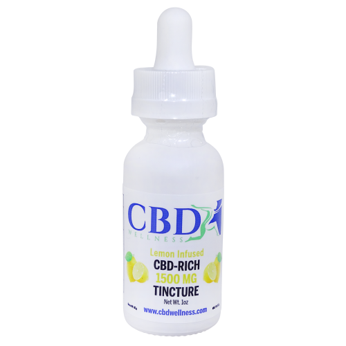 cbd wellness 1500mg lemon tincture