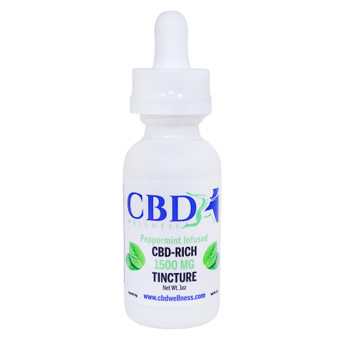 cbd wellness 1500mg peppermint tincture