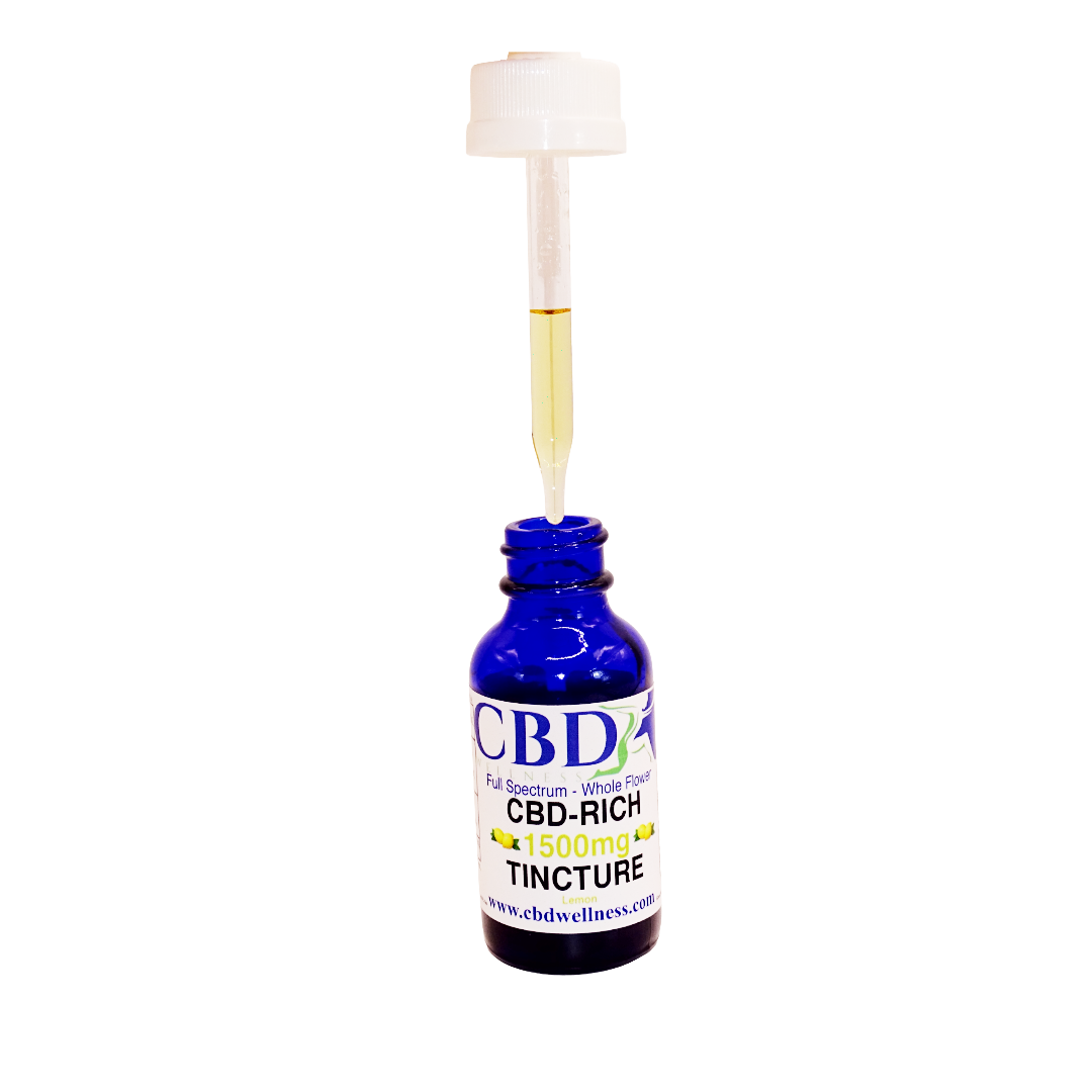 1500mg CBD Lemon Tincture | CBD Wellness | Full Spectrum + Limonene