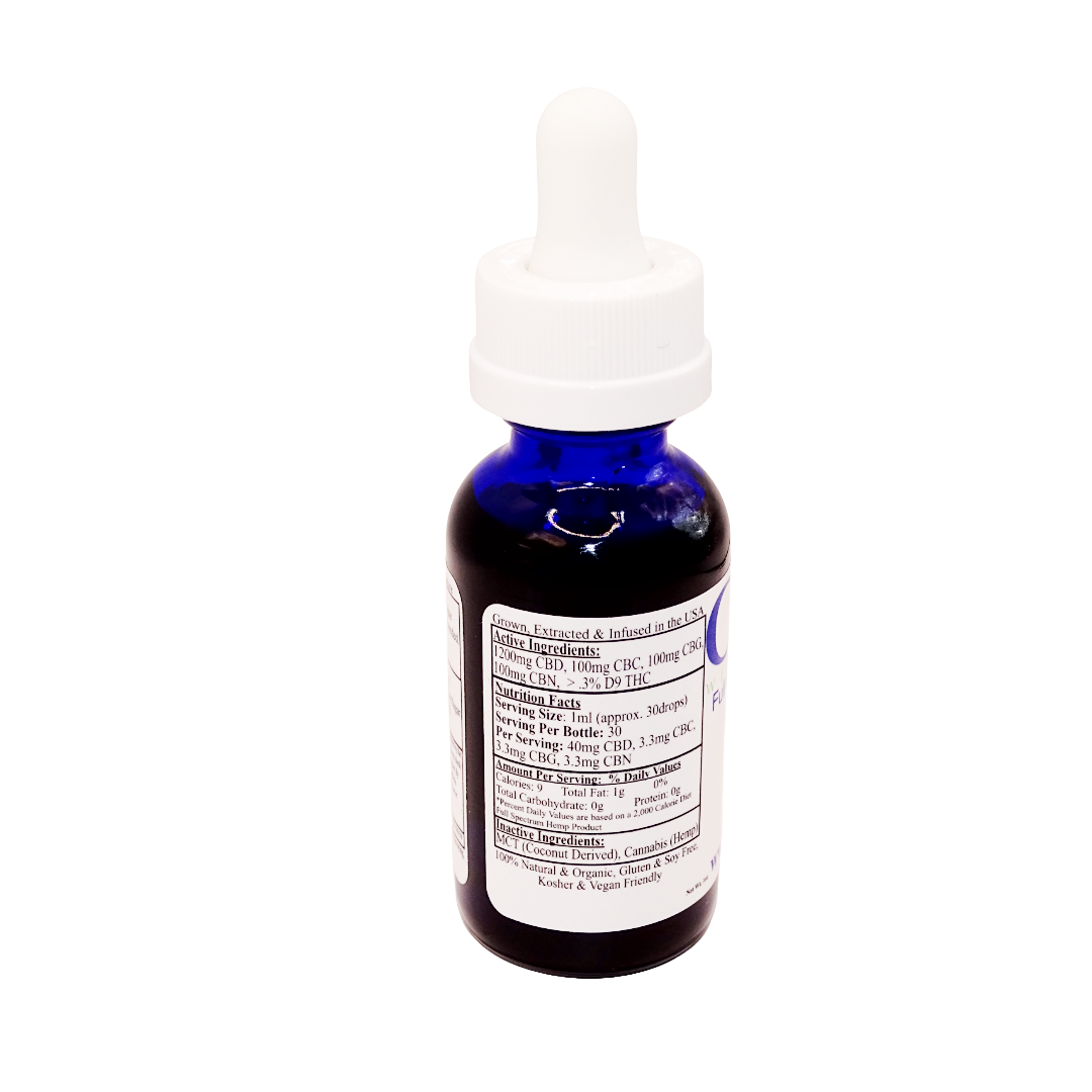 1500mg Full Spectrum CBD Oil Tincture | CBC + CBG + CBN | CBD