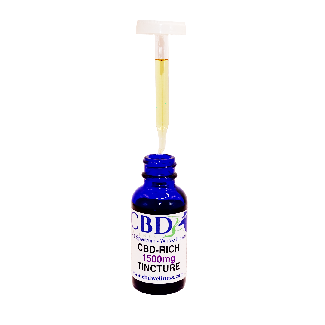 1500mg Full Spectrum CBD Tincture | CBD + CBC + CBG + CBN | CBD Wellness