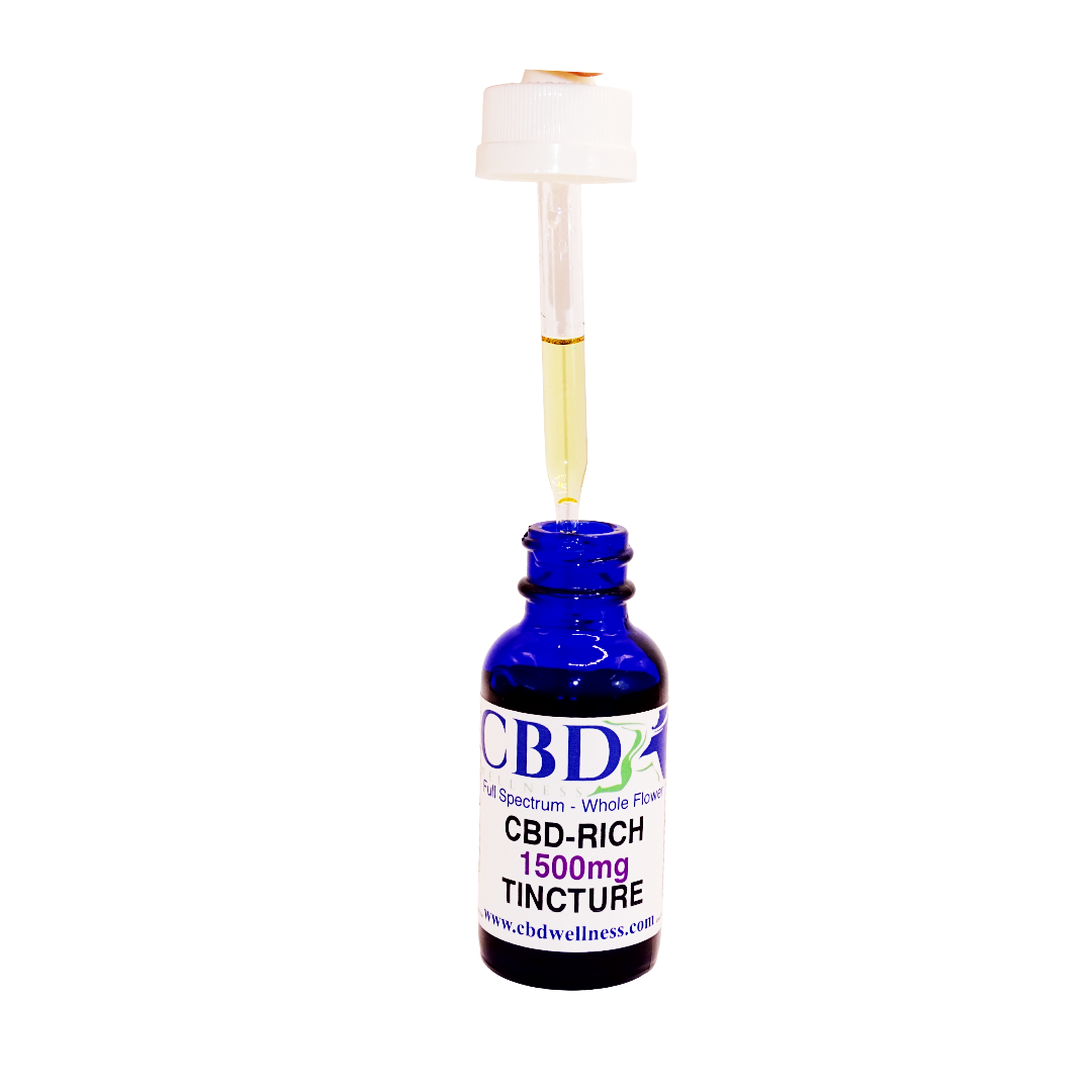 1500mg Full Spectrum CBD Oil Tincture | CBC + CBG + CBN | CBD