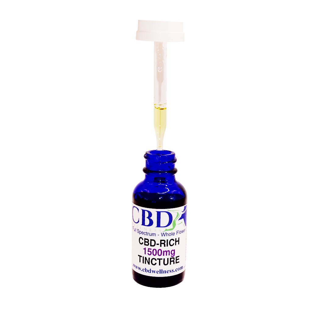 1500mg Full Spectrum CBD Tincture | CBD + CBC + CBG + CBN | CBD Wellness