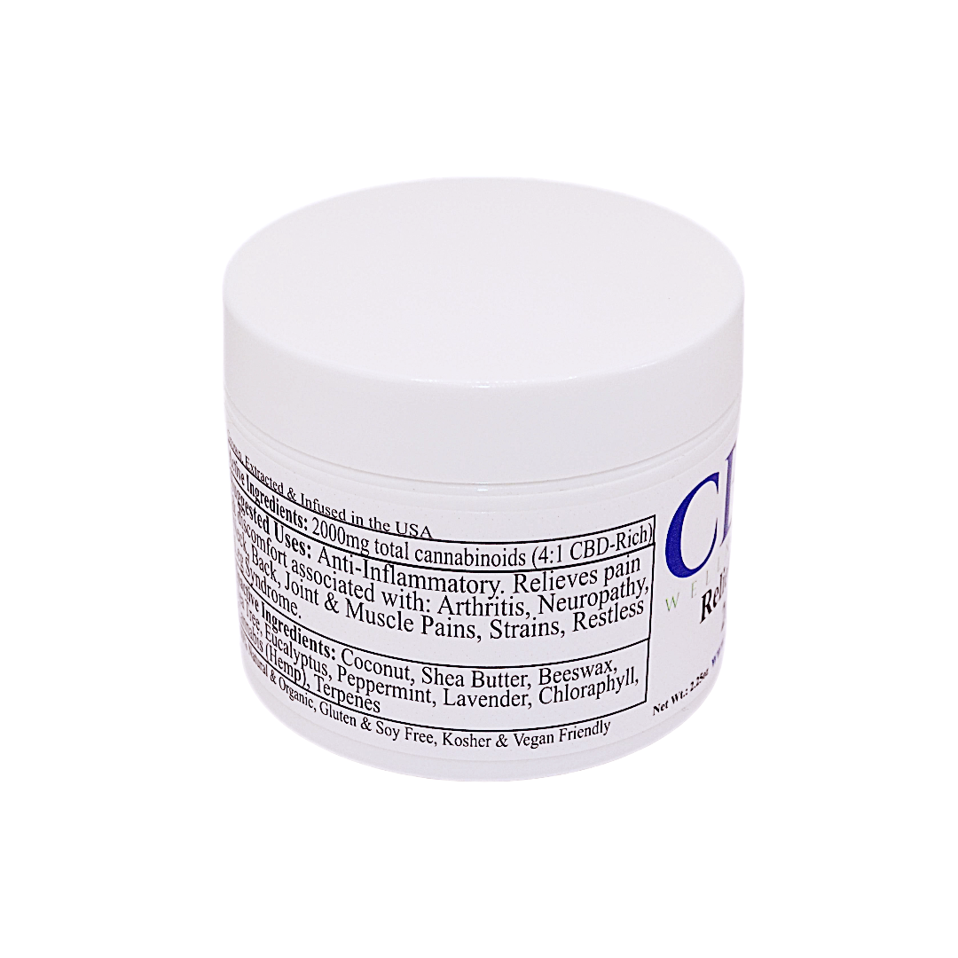 2.25oz 2000mg 4:1 Relief Balm