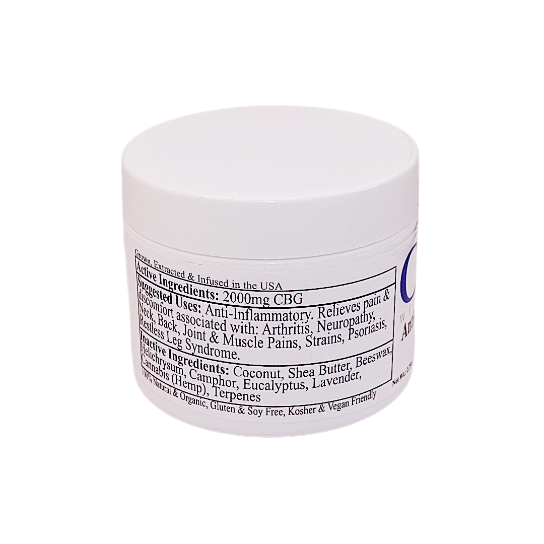 2oz 2000mg CBG Anti-Inflammatory Salve