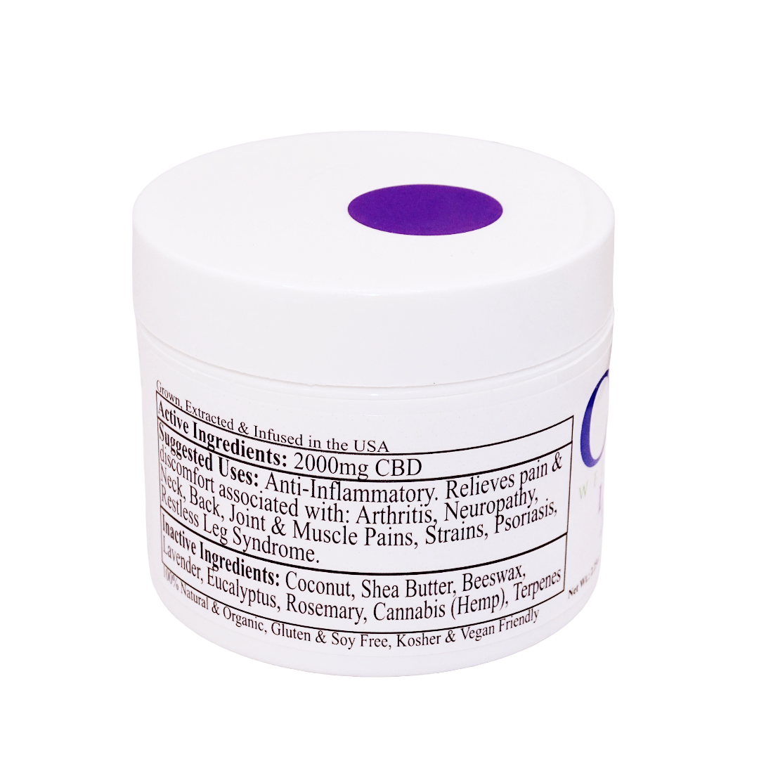 2.25oz 2000mg Lavender Balm
