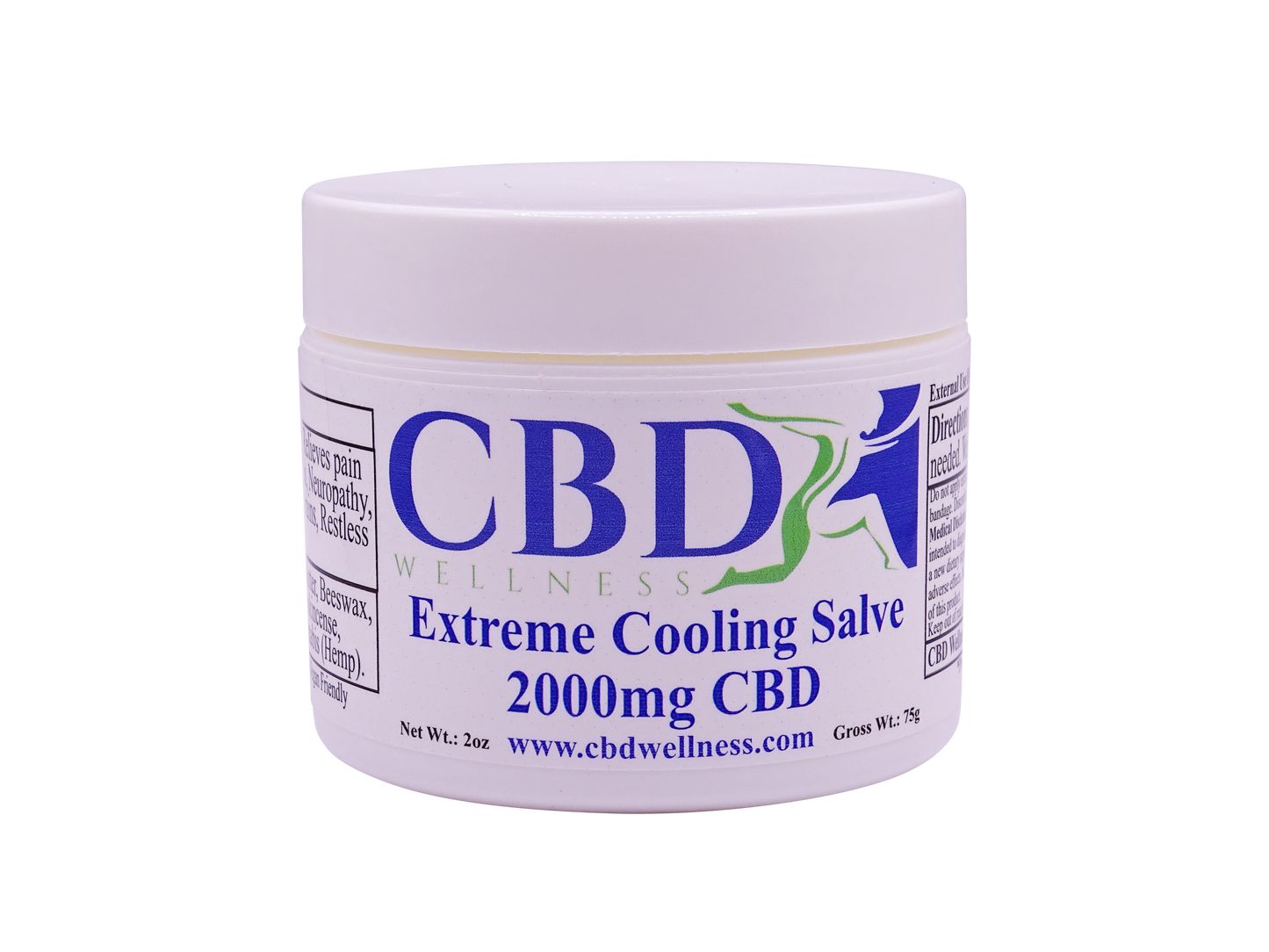 2oz 2000mg Extreme Cooling Salve