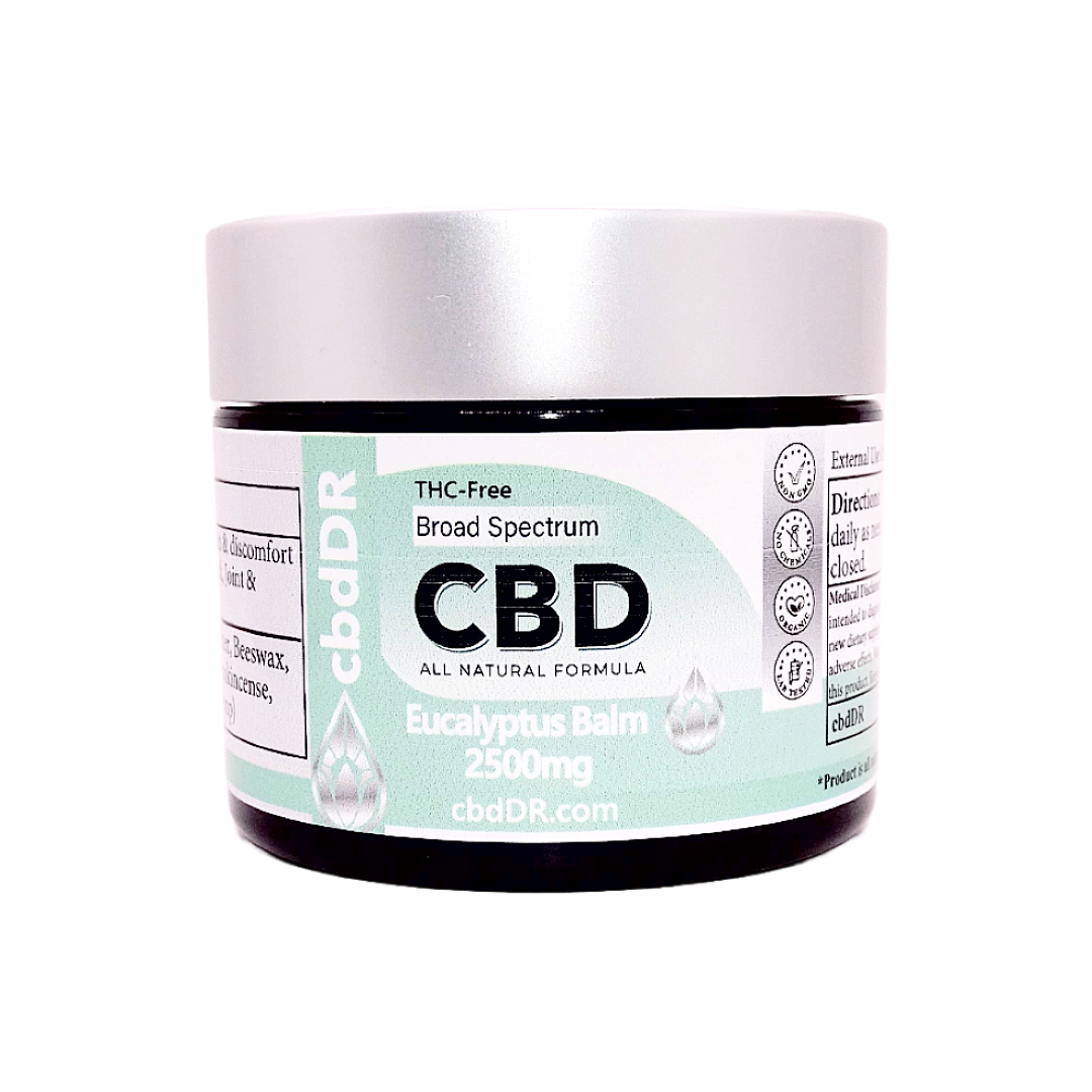 cbdDR 2500mg Eucalyptus Soothing Balm (2.25oz)