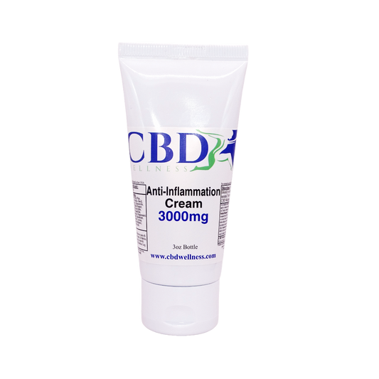 3oz Anti-Inflammation Cream 3000mg CBD Wellness