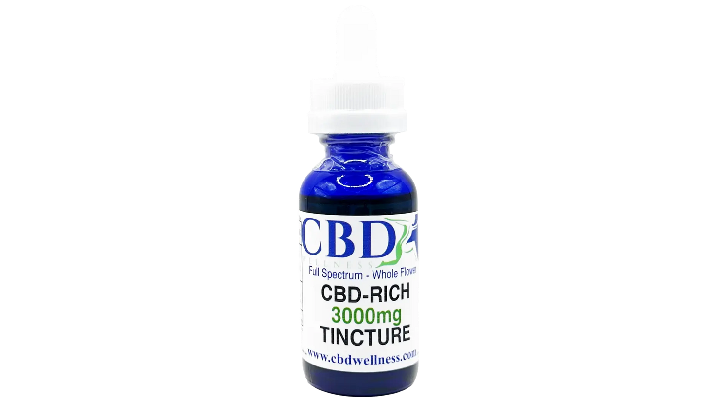 3000mg CBD-Rich Natural Tincture CBD Wellness
