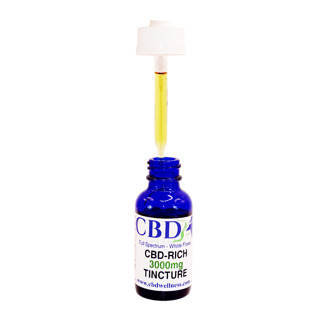 3000mg Full Spectrum CBD Tincture | Maximum Strength CBD + CBC + CBG + CBN | CBD Wellness
