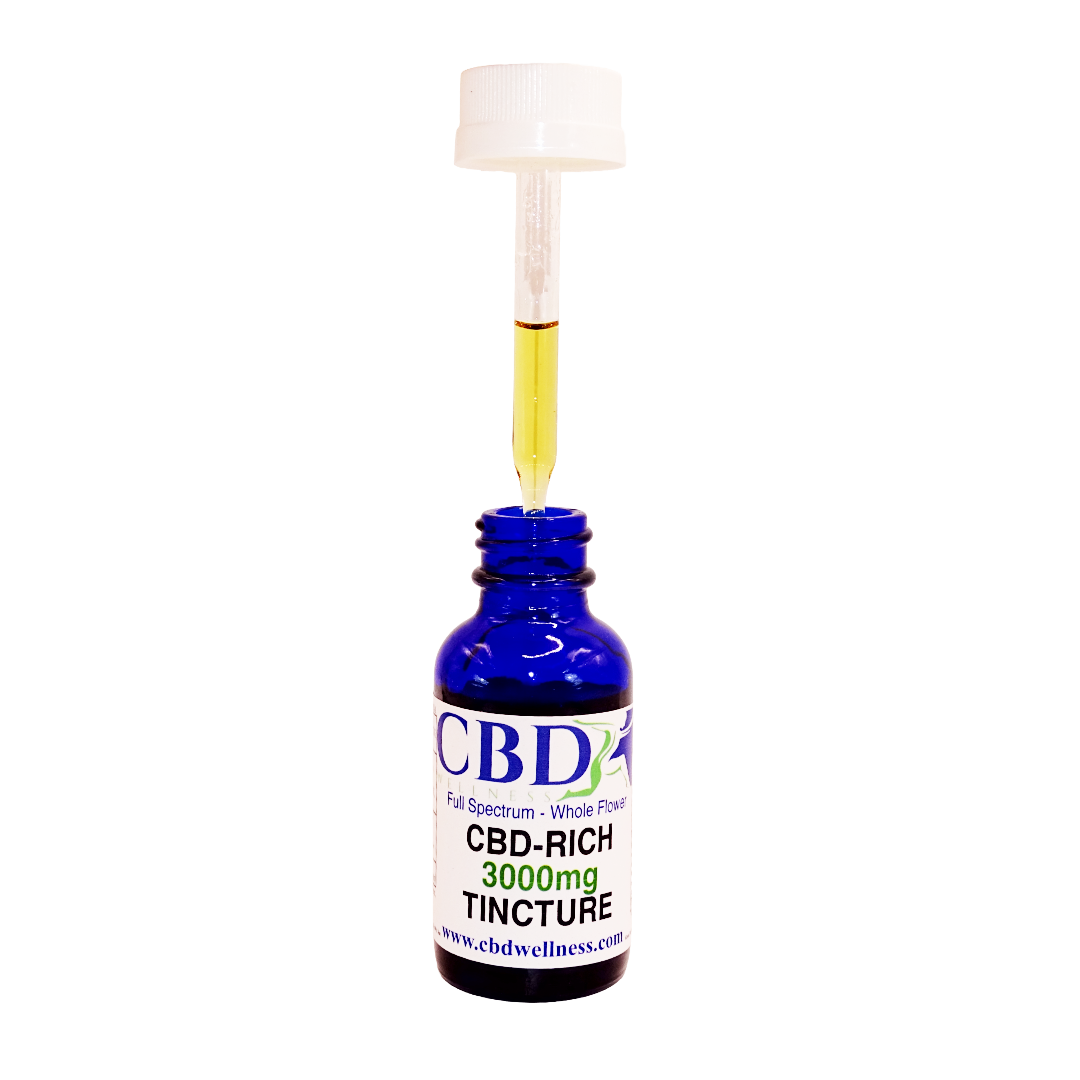 3000mg Full Spectrum CBD Tincture | Maximum Strength CBD + CBC + CBG + CBN | CBD Wellness