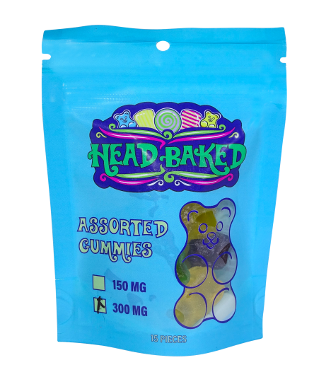 cbd wellness and head baked 300mg Assorted Gummies