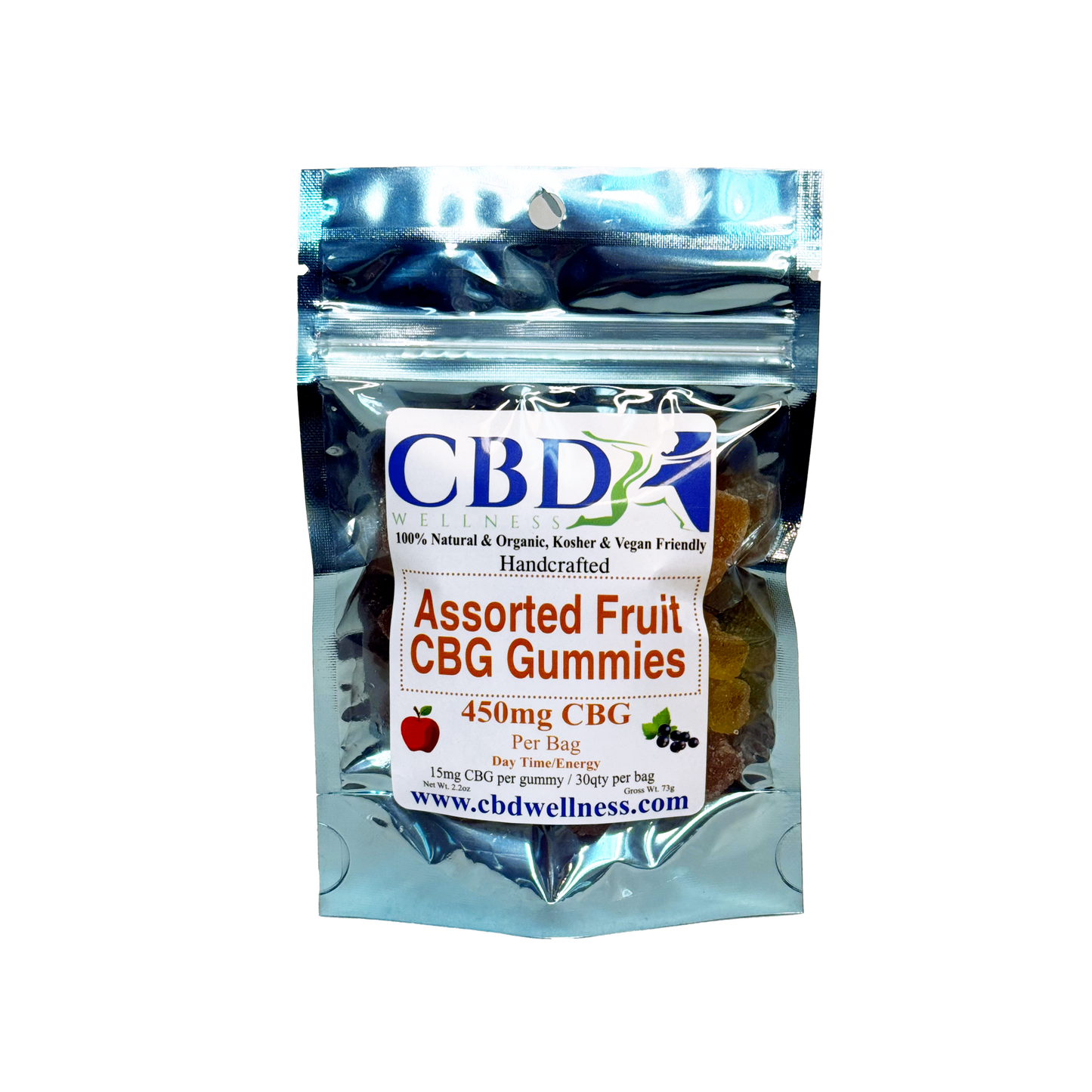 450mg CBG Assorted Fruit Gummies