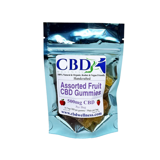 500mg CBD Assorted Fruit Gummies