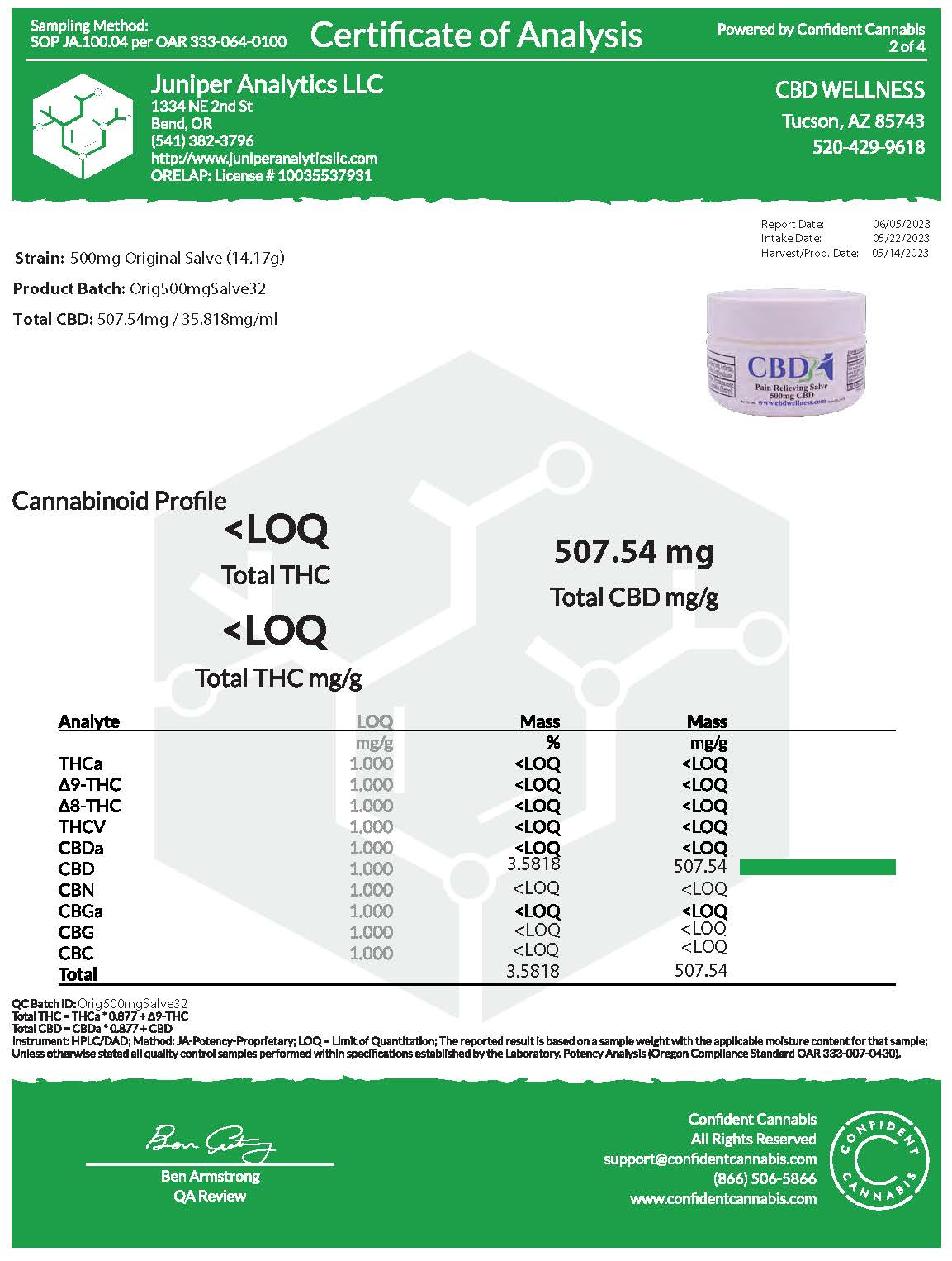 .5oz 500mg Original Salve