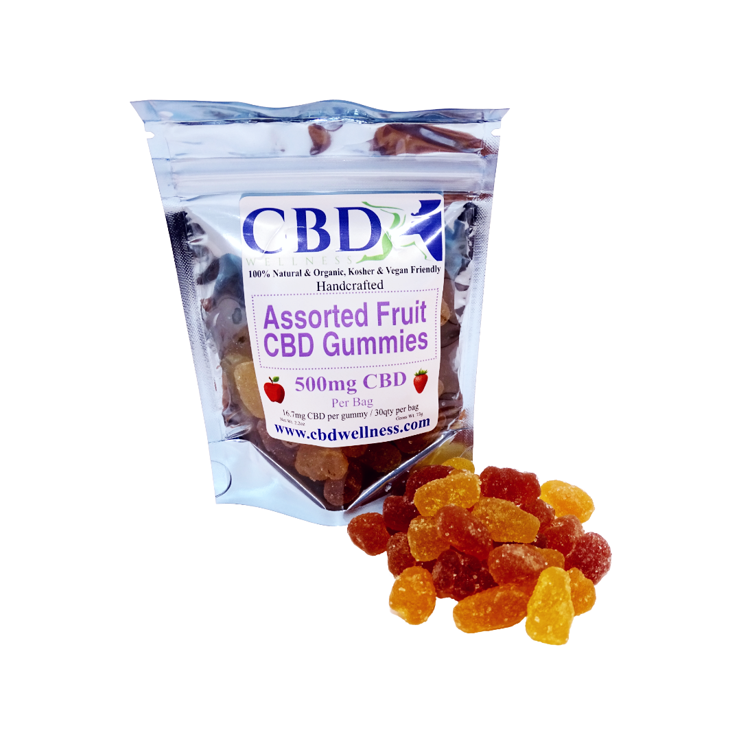500mg CBD Assorted Fruit Gummies