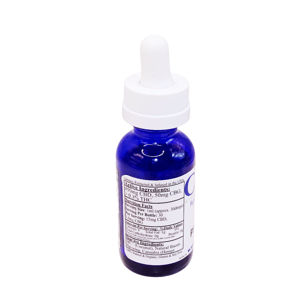 Bacon Flavor CBD Pet Tincture 500mg | Full-Spectrum CBD Oil for Dogs & Cats