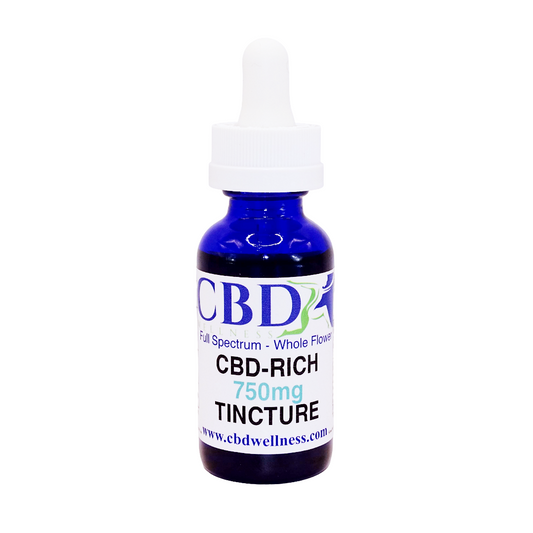 750mg Full Spectrum CBD Tincture | Best CBD Oil for Beginners | CBD + CBC + CBG + CBN | CBD Wellness