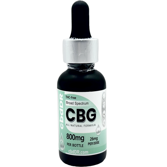 cbdDR 800mg CBG-Rich Tincture Anti-Inflammatory and Energy
